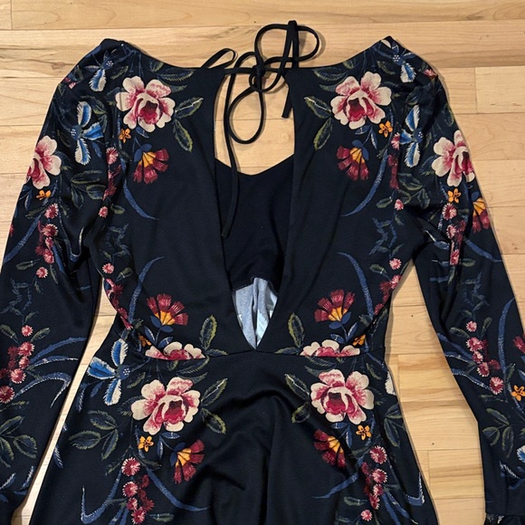 Free People Bell Sleeve Mini Dress - Picture 2 of 2
